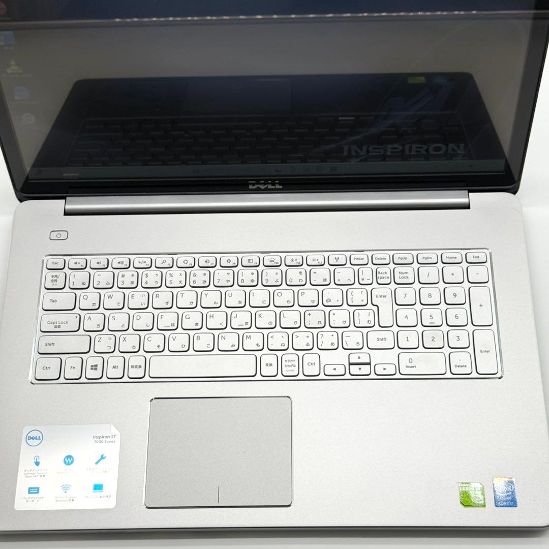 DELLノートパソコン 美品 i7 新品SSD1TB 大画面 タッチパネル 静音