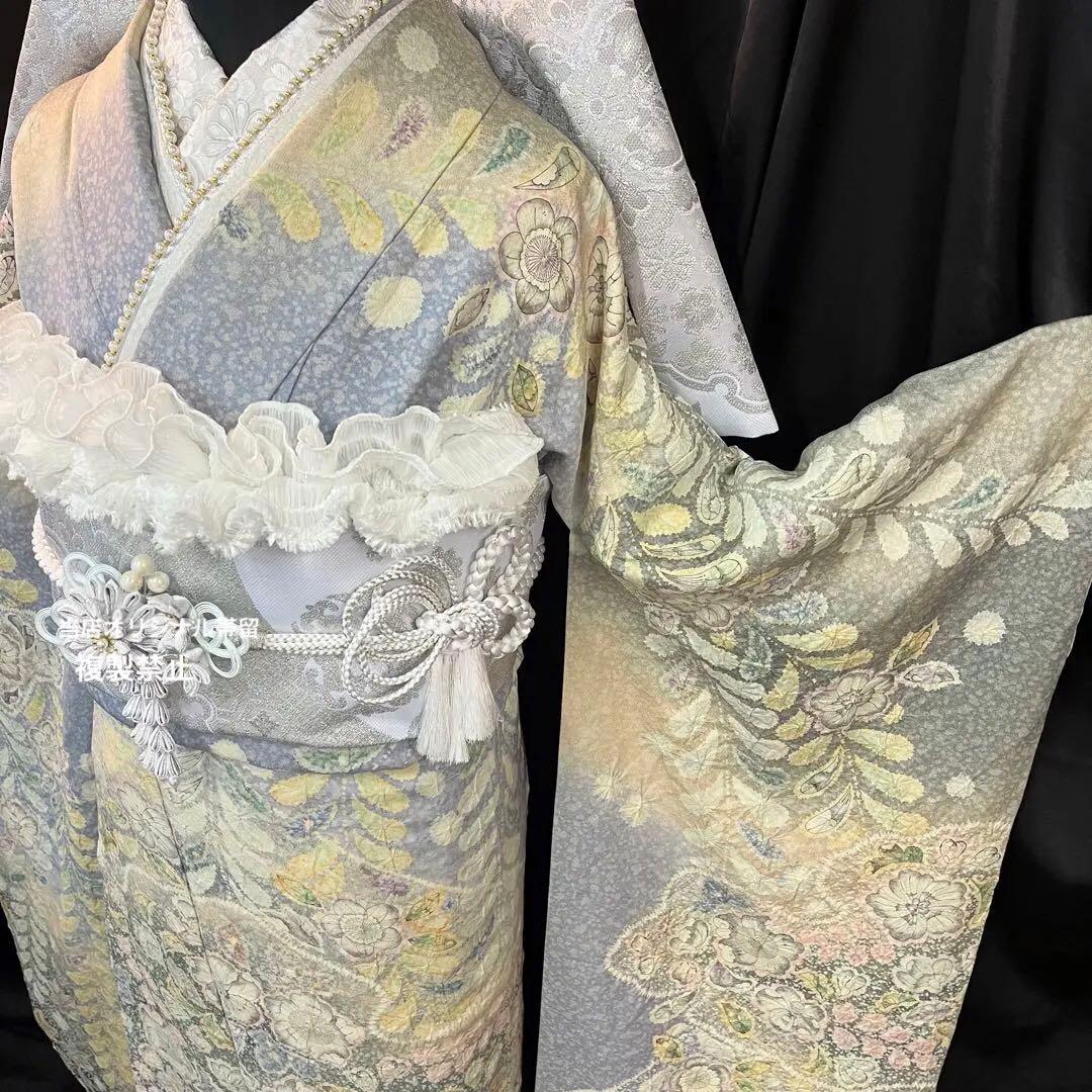 振袖フルセット■逸品■辻が花■銀通し■花絞り■成人式振り袖