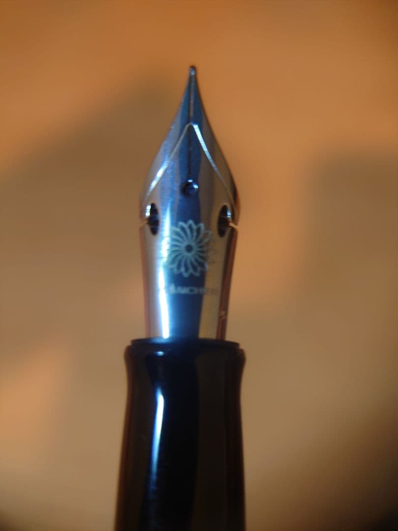 WANCHER　世界樹漆　フレックスニブ　字幅F 細字　万年筆