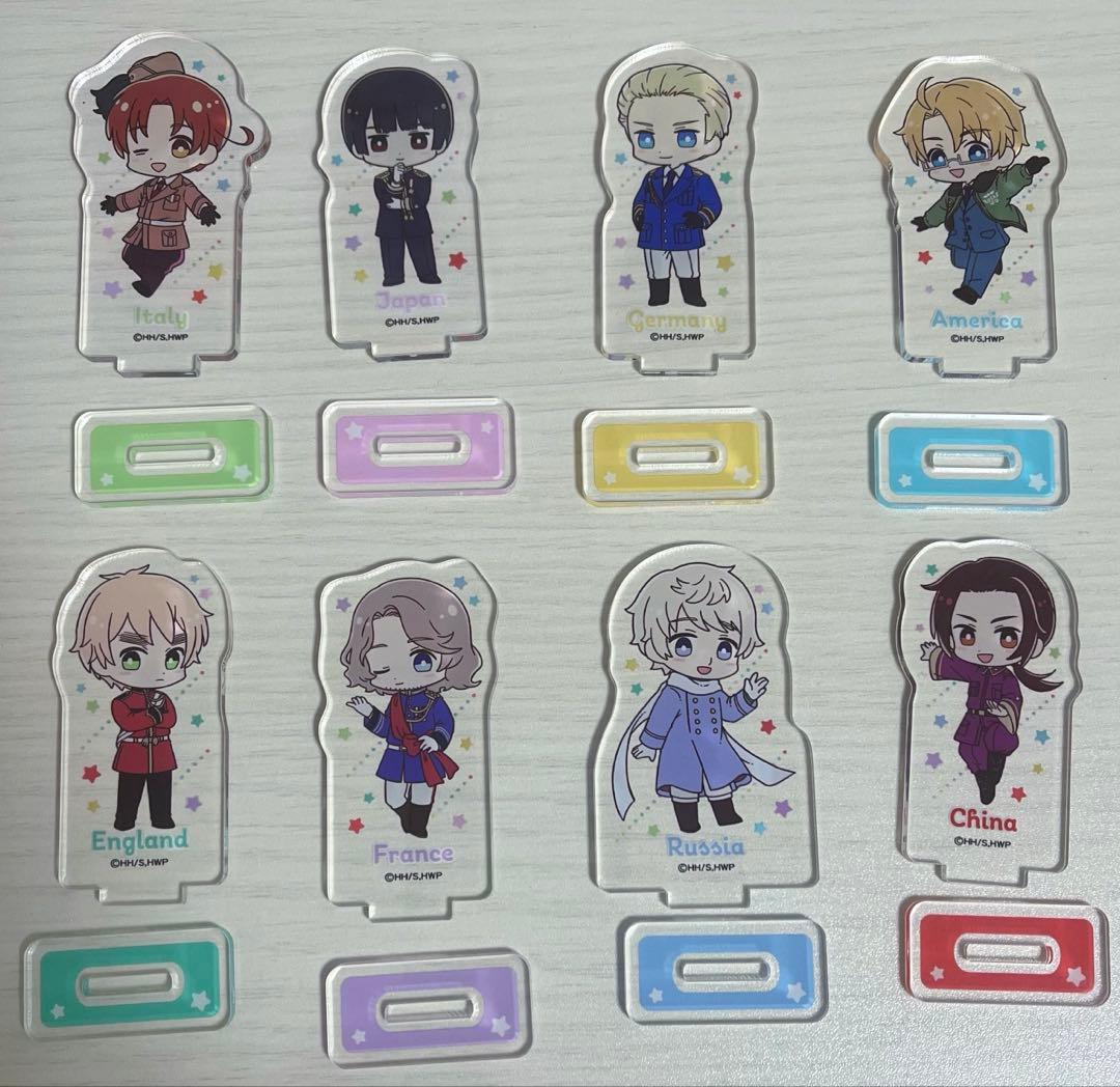 ヘタリア まとめ売り アメリカ中心 アクスタ 缶バッジ ねんどろいど など