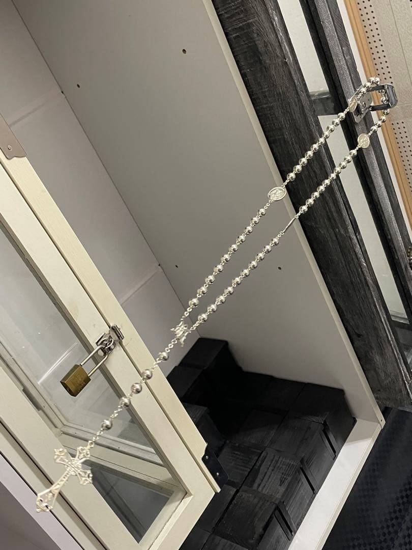 シルバー925製 4大天使のメダイのロザリオ キリスト教聖品