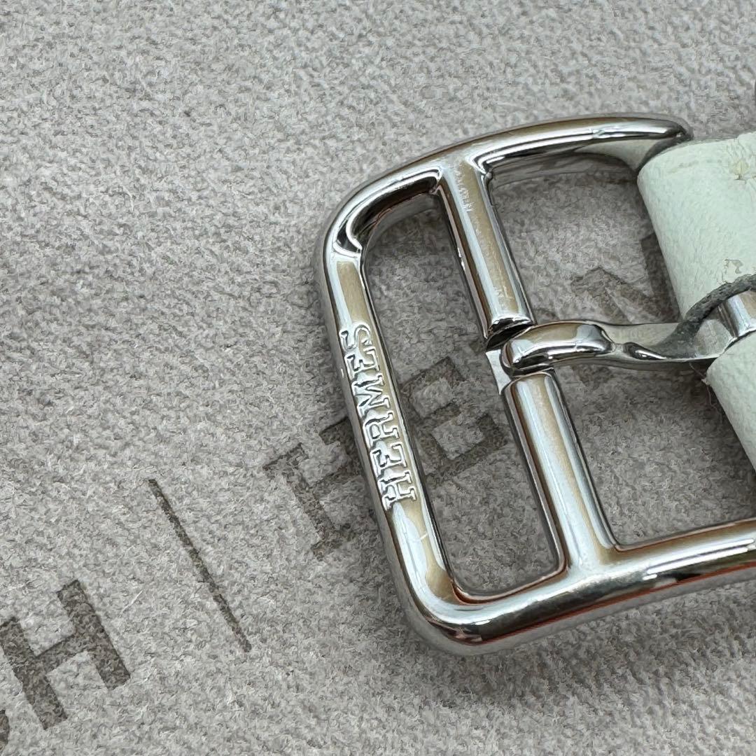 2531 Apple Watch エルメス　ホワイト　白　レザーバンド　41㎜