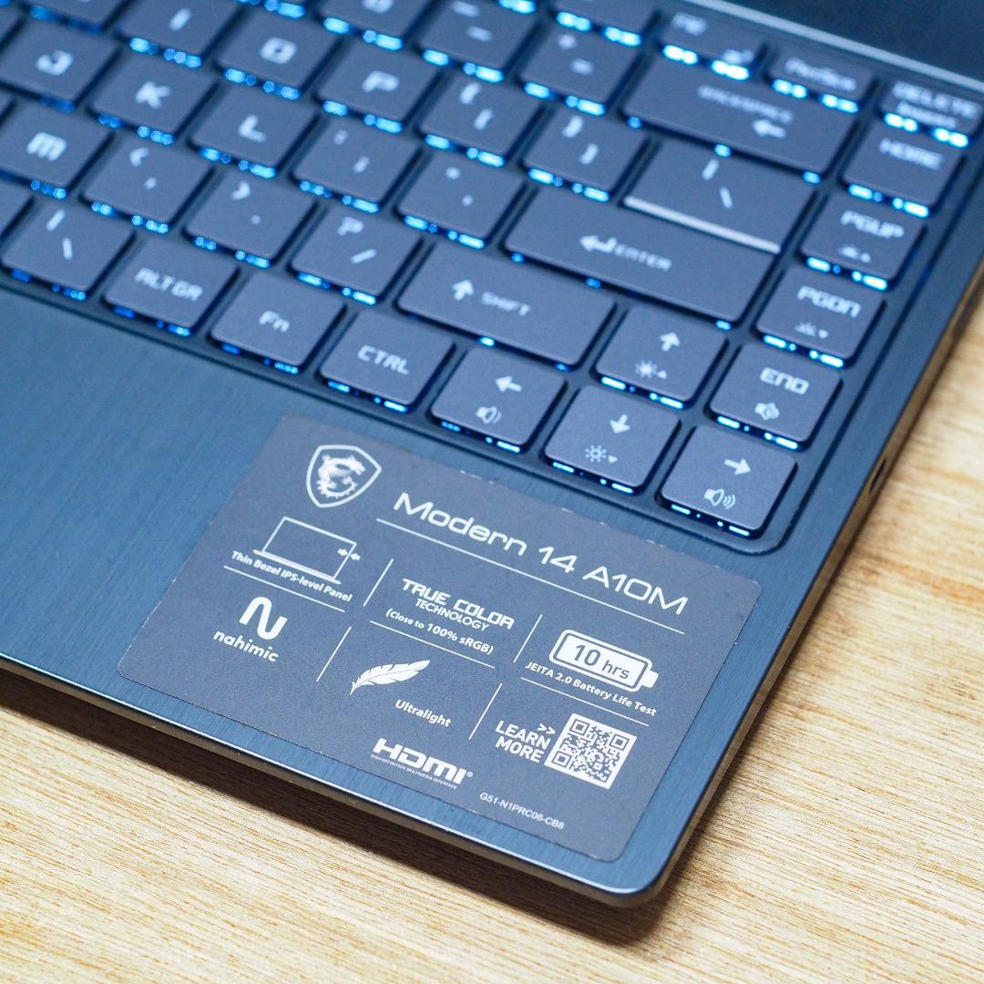 MSI Modern 14、Windows 11 Pro、i5-10210U