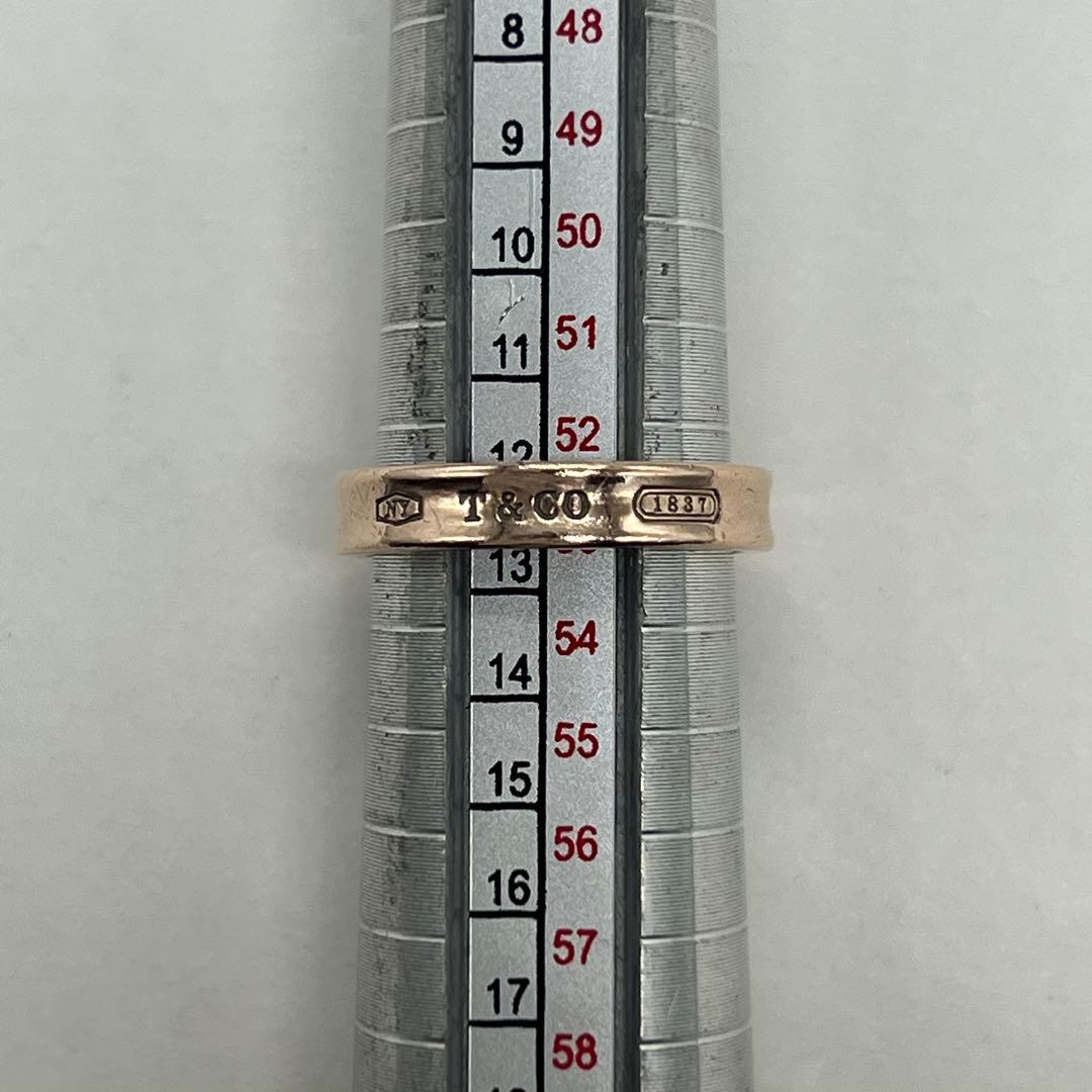 ティファニー TIFFANY 1837 ナロー リング 12号 ルベドメタル