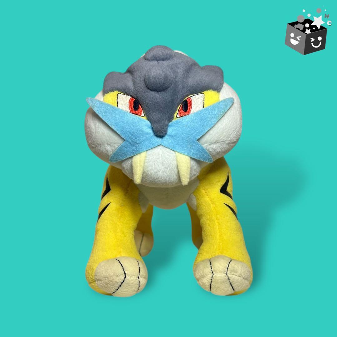 【激レア】ポケモンぬいぐるみ《初期　タカラトミー　ライコウ》No.001