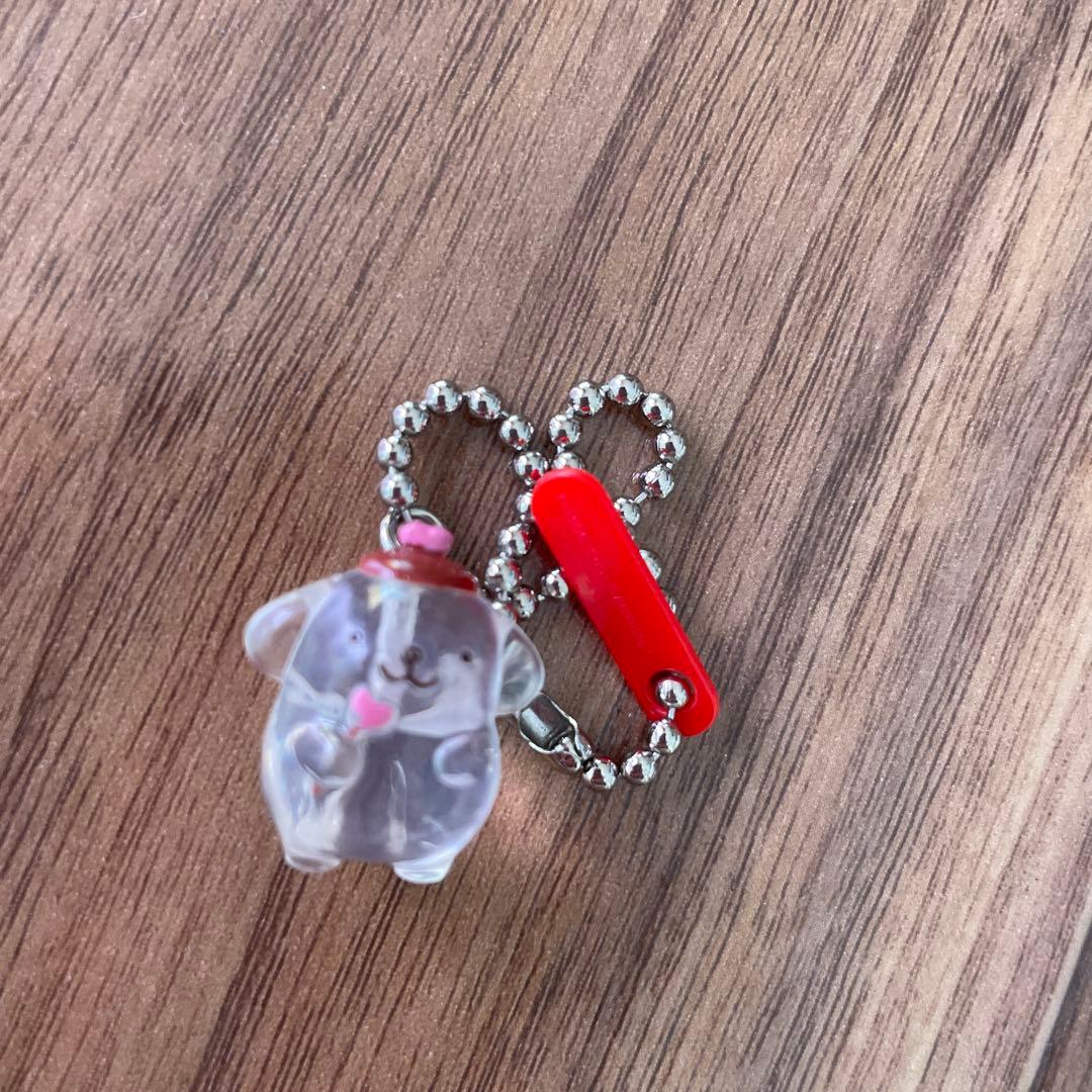 ポムポムプリン　天使　エンジェル　キーホルダー