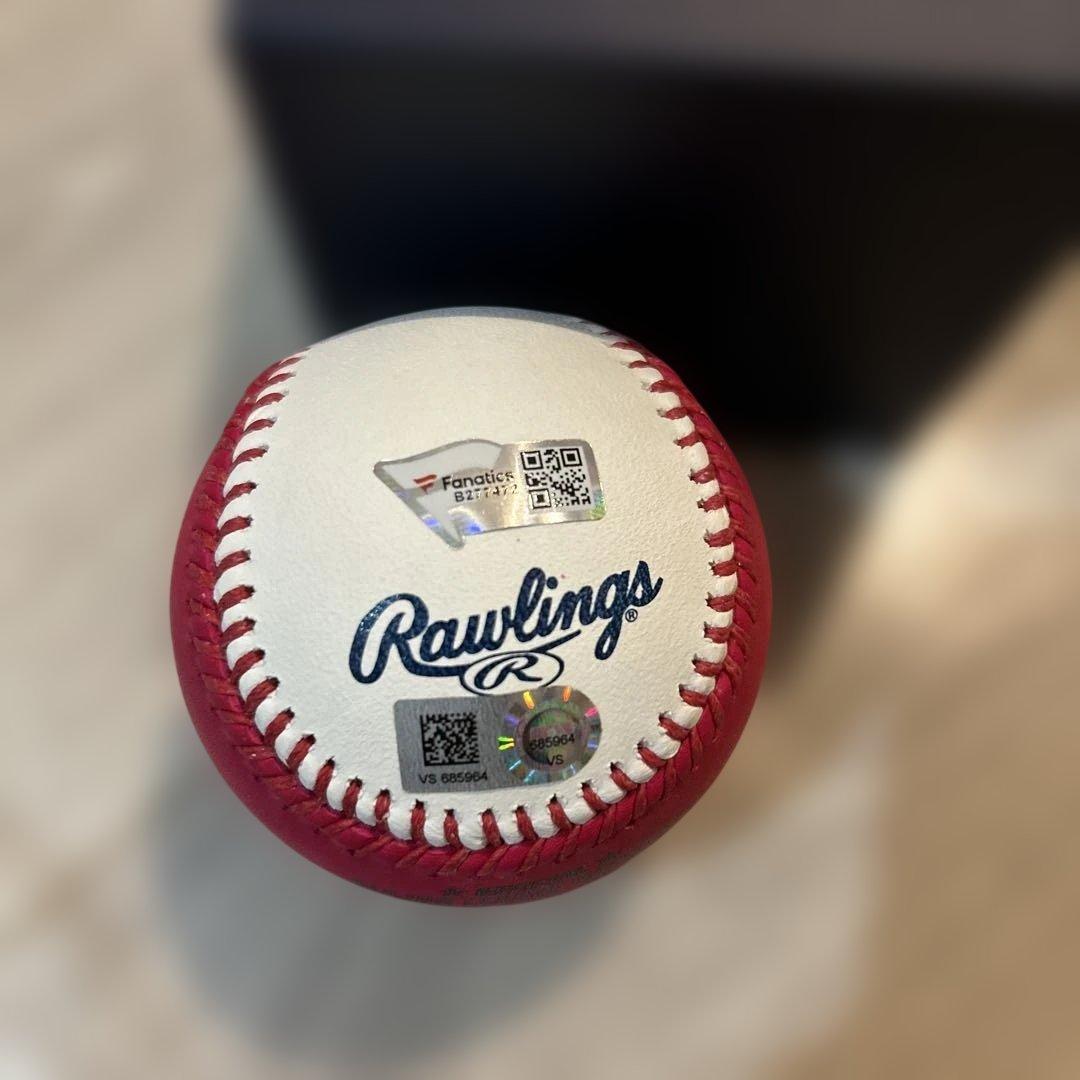 大谷翔平ホームランダービー2021 サインボール Fanatics