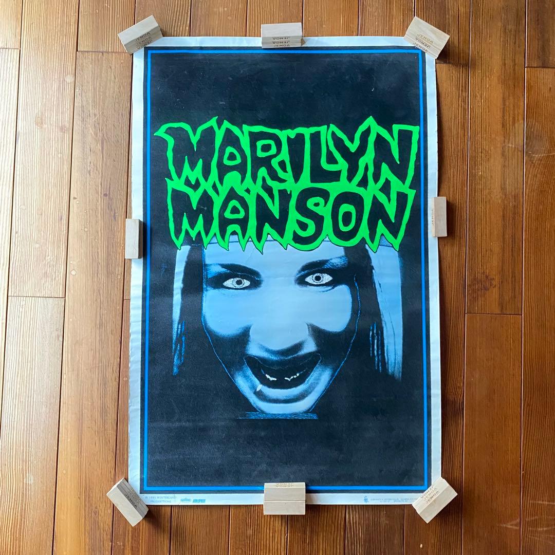 90s vintage poster「MARILYN MANSON」