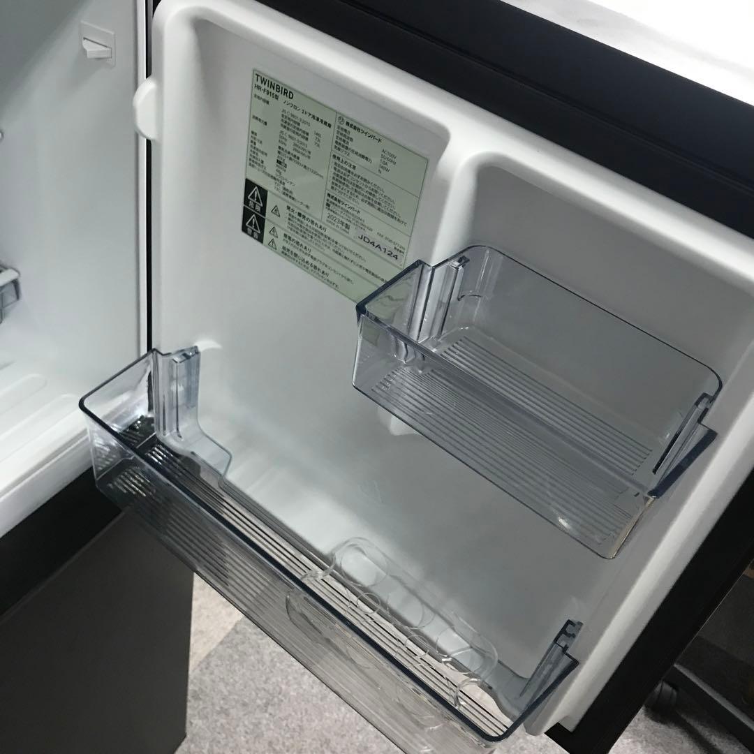 【美品】ツインバード　ノンフロン冷凍冷蔵庫　HR-F915型　2023年製　K