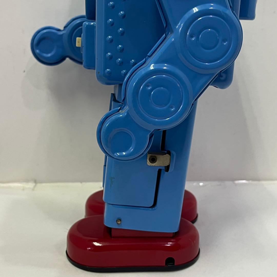 HAHATOY スモーキング スペースマン ブリキロボット 玩具 青