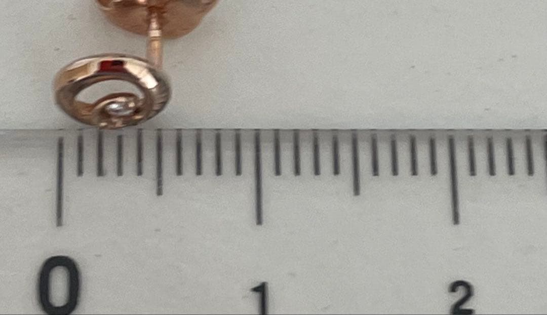 スタージュエリー　ダイヤピアス　10k