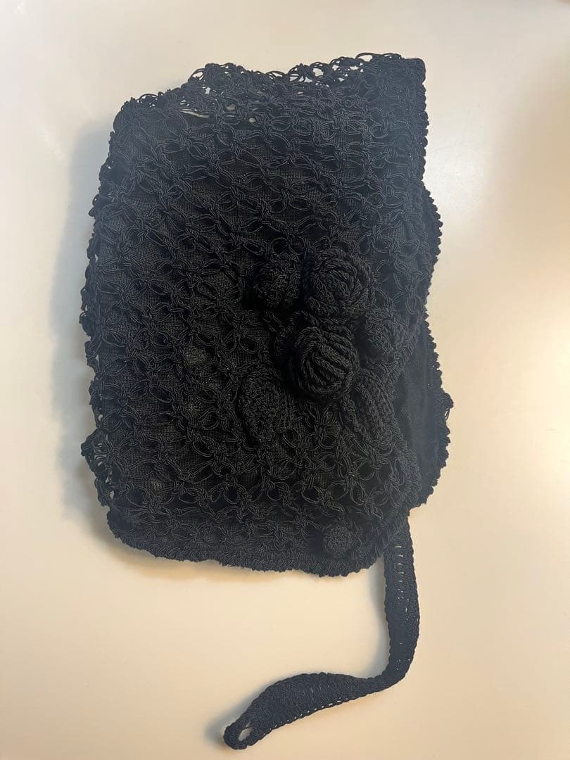 帽子 FETICO HAND-KNITTED ROSE BEANIE