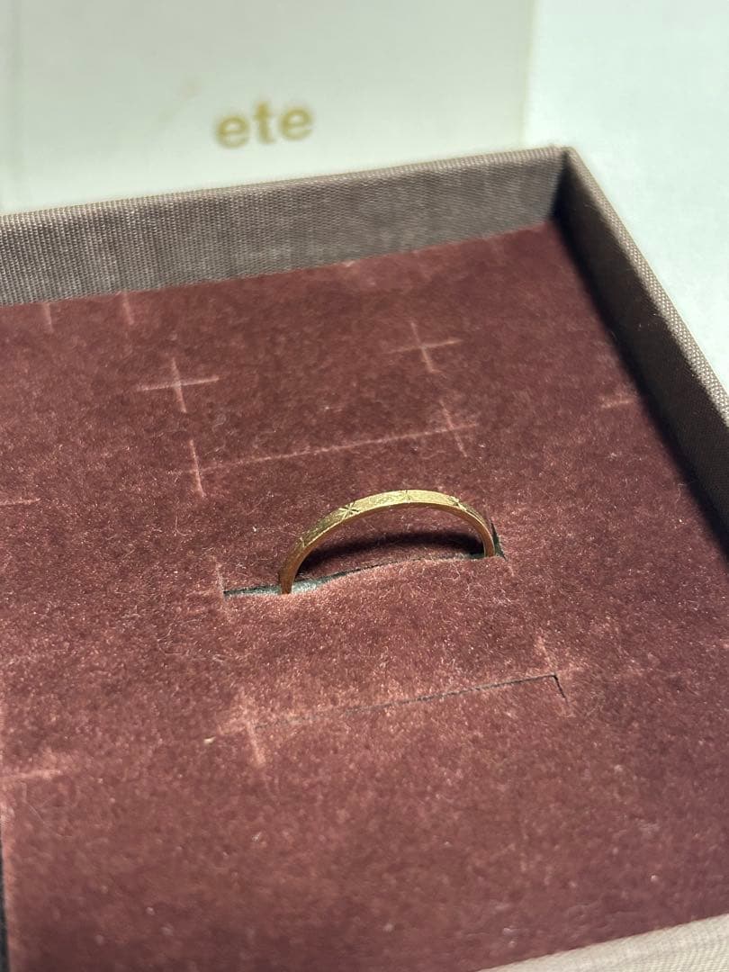 ete k10 10k ゴールドリング