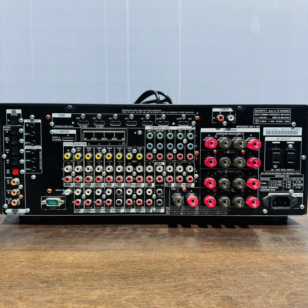 SONY AVアンプ TA-DA5600ES パワーアンプ　ハイエンド