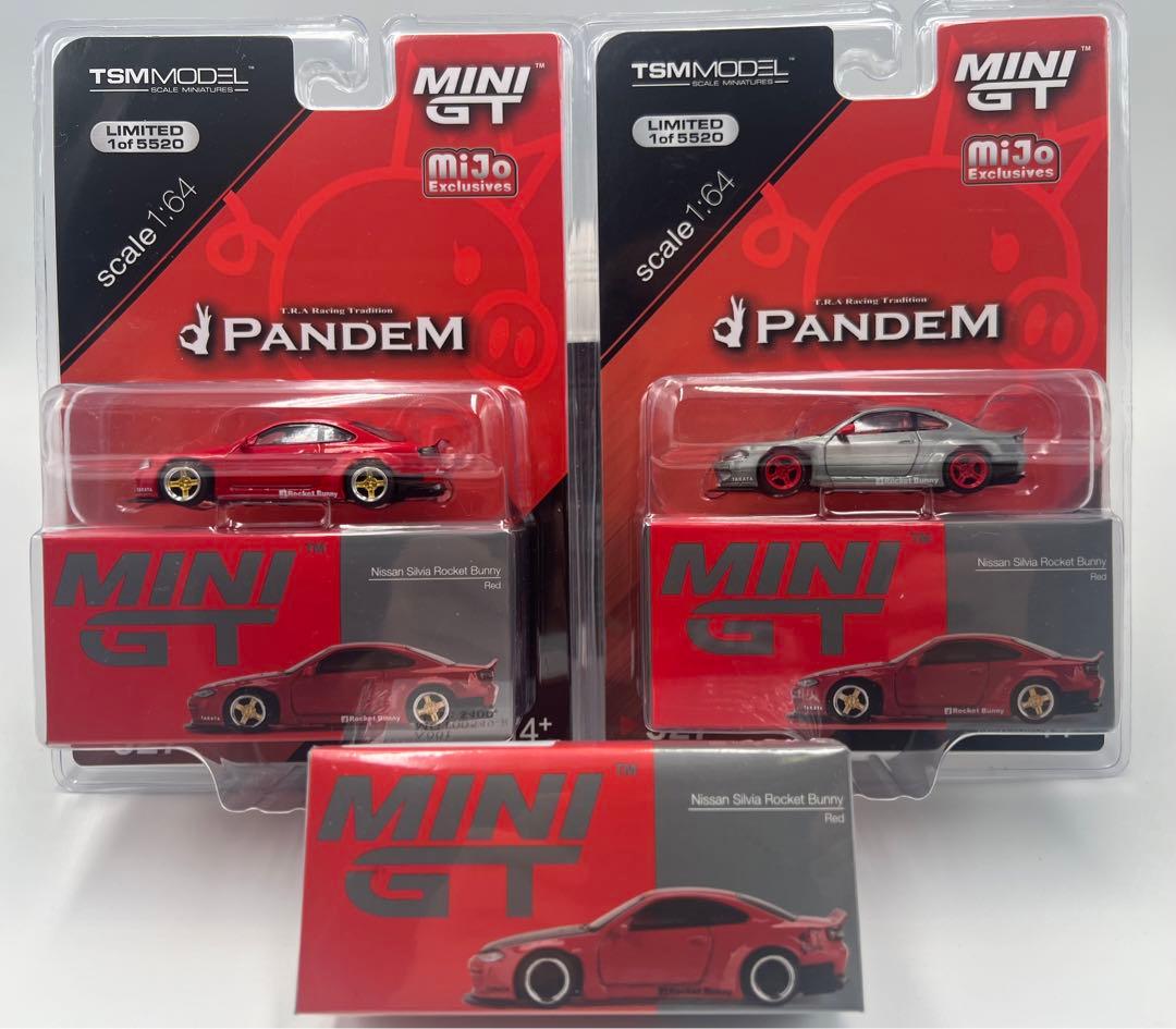 ミニカー MiniGT S15 Red Pandem Chase