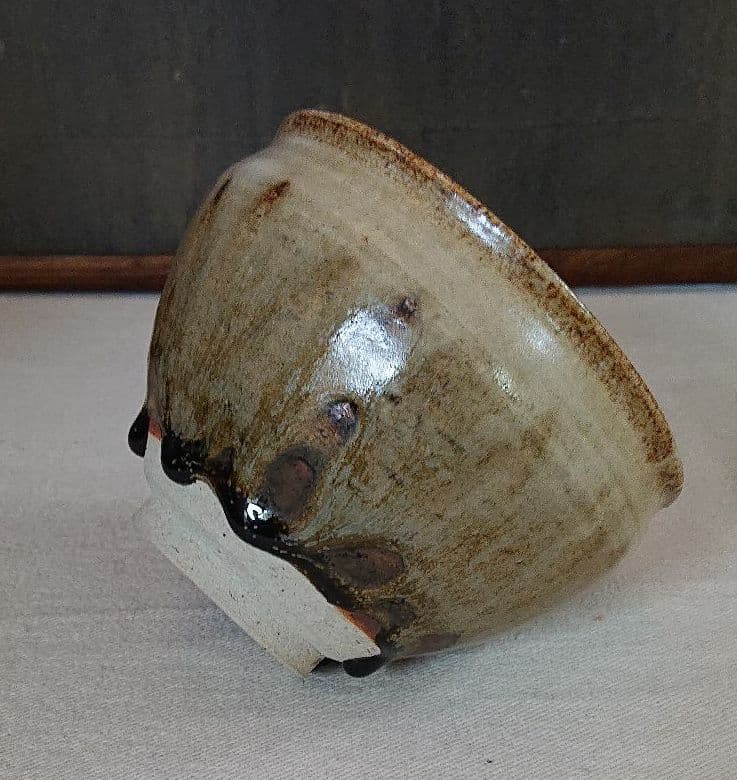 加藤五山作共箱  天目茶碗