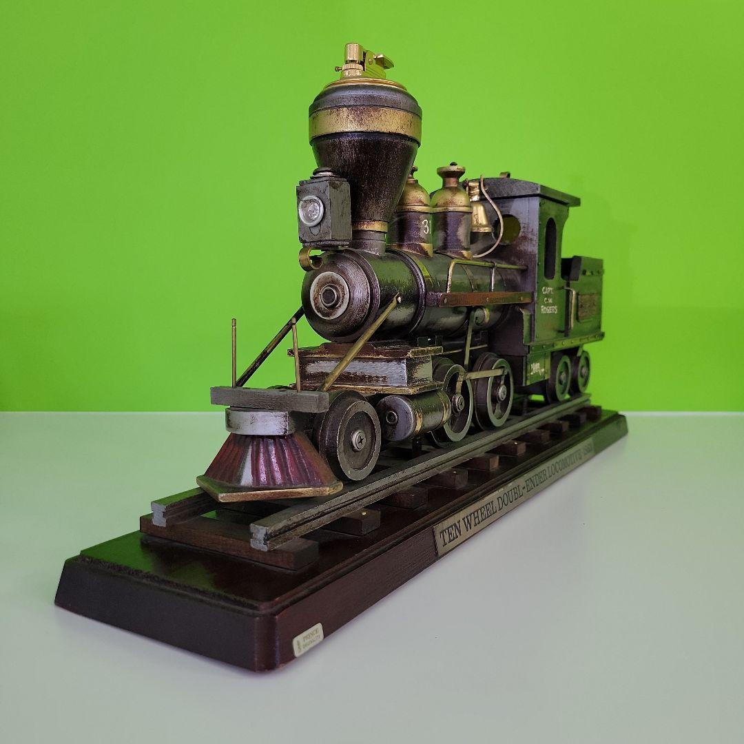 10輪貨物機関車　ライター付き模型