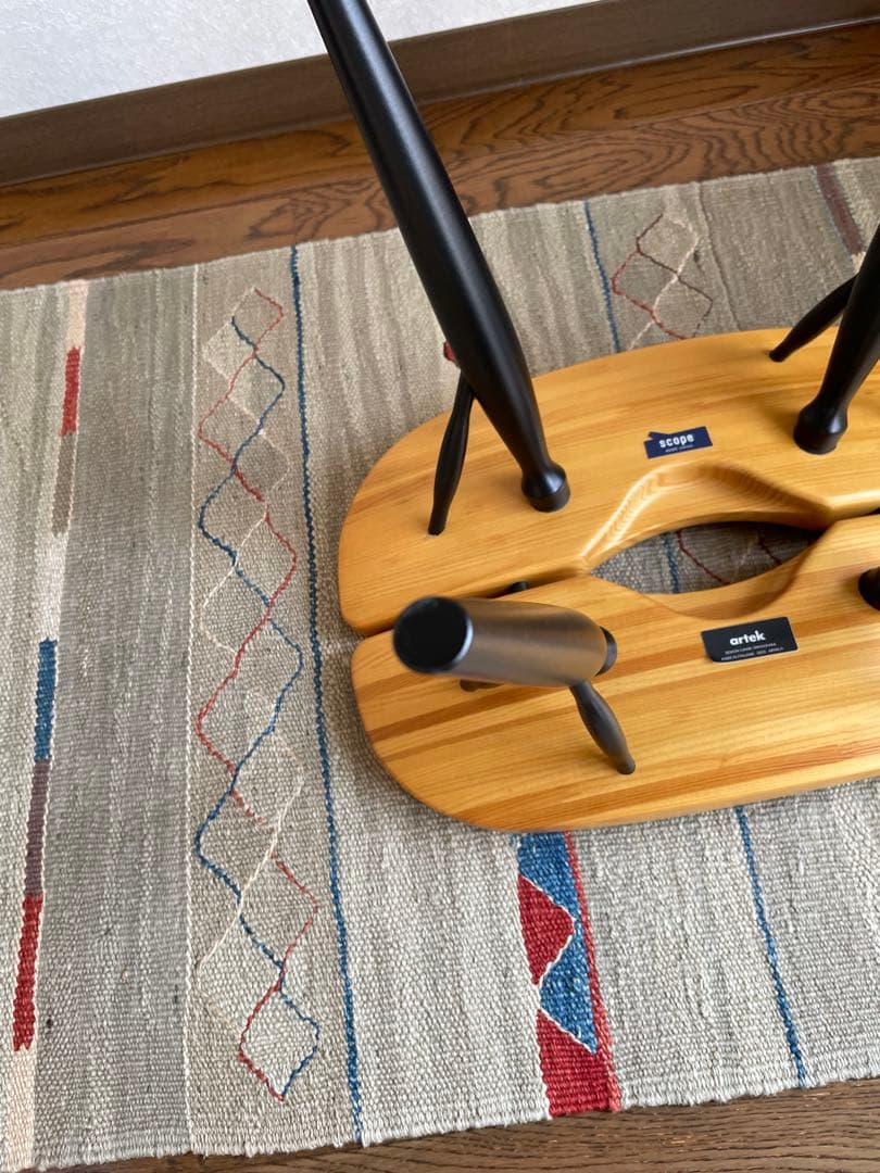 Pirkka stool artek 廃盤　ハニー×ブラック　35cm ピルッカ