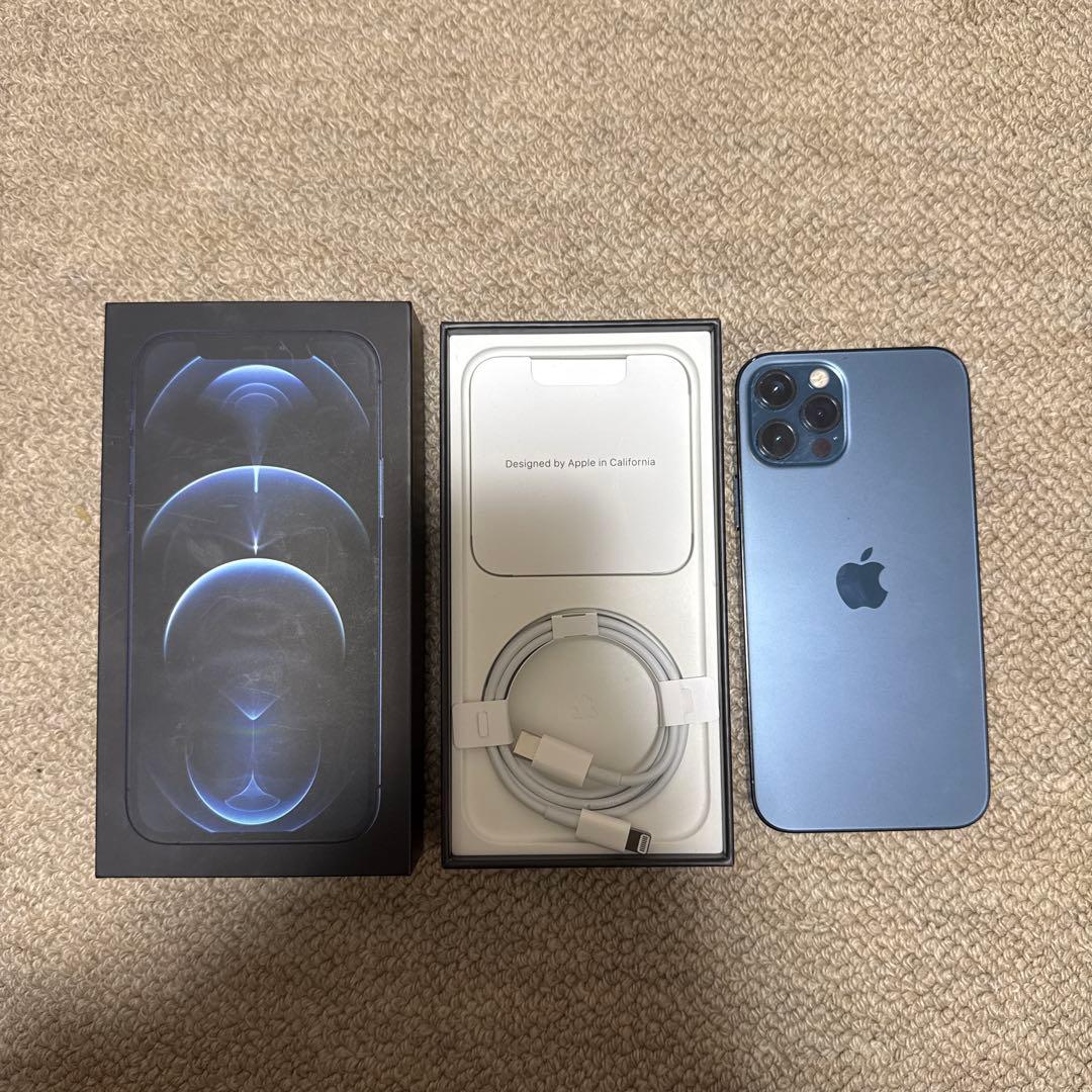 【美品】iPhone12Pro パシフィックブルー 128GB SIMフリー