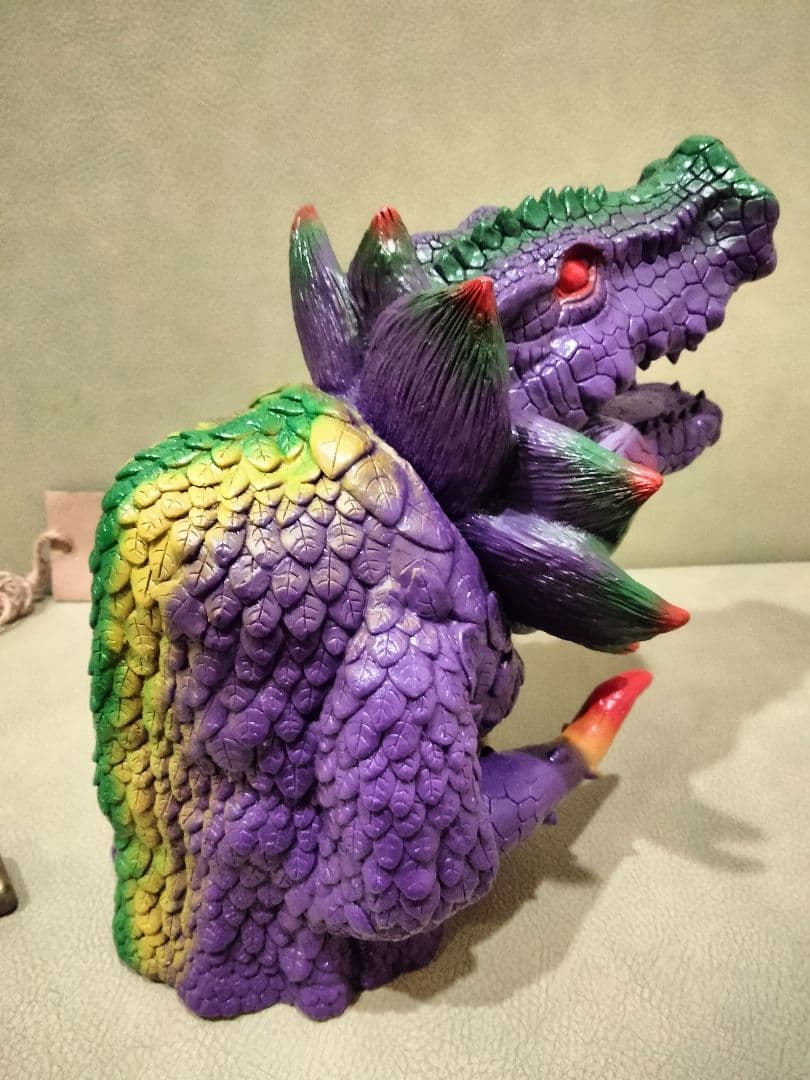 ソフビ　monstock 超古代神類ポゴンゴ　紫　izumonster 安楽安作