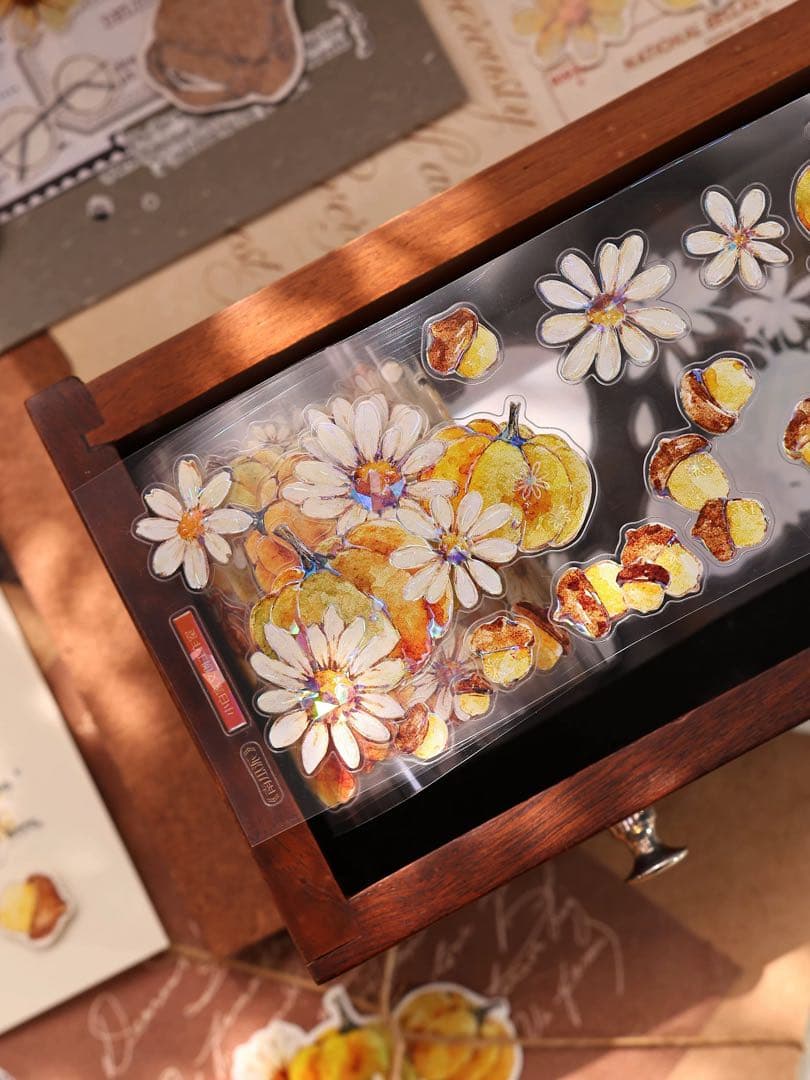 ⭐️SALE⭐️小白家文創《南瓜派》海外マスキングテープ マステ 【2747】