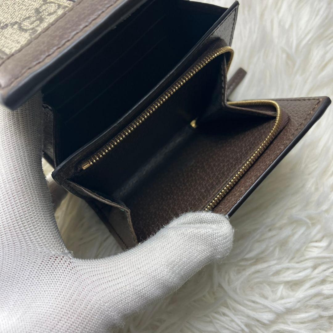 ソル様✨美品✨グッチ オフィディア 二つ折り財布 GGマーモント シェリーライン