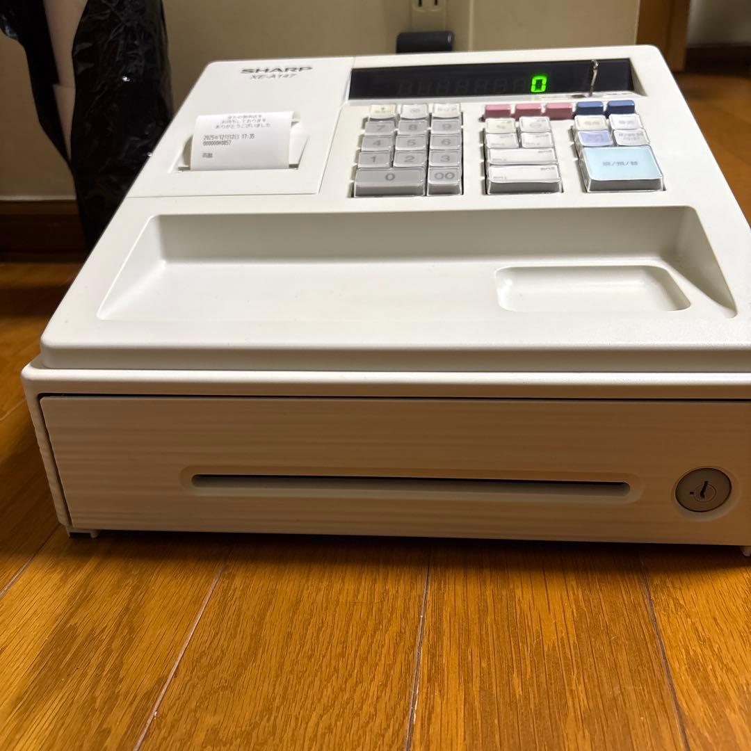 SHARP XE-A147 レジスター レシート4ロール付き