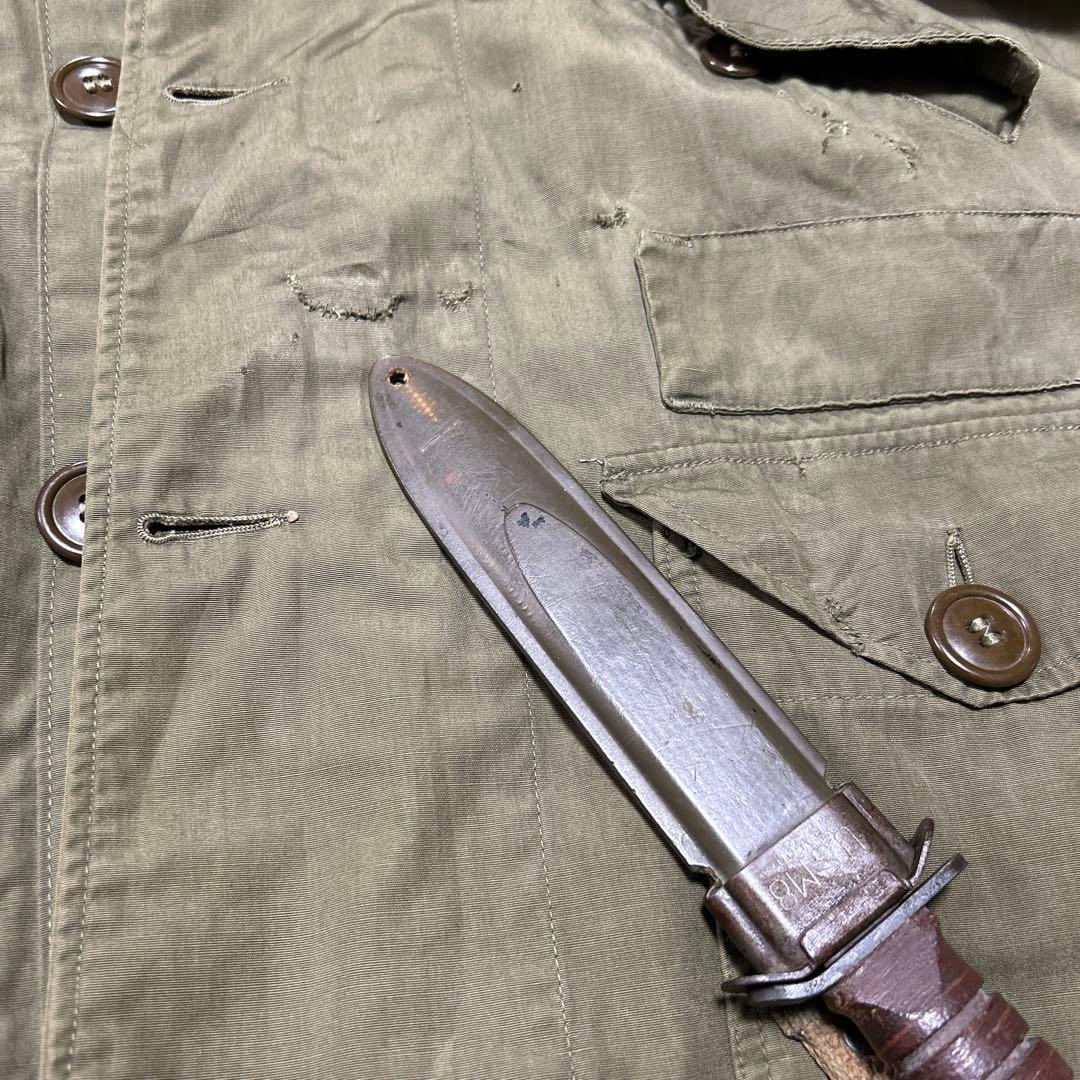 希少 レア 米軍実物 M45 オーバーコート フィールドパーカー 40s 陸軍