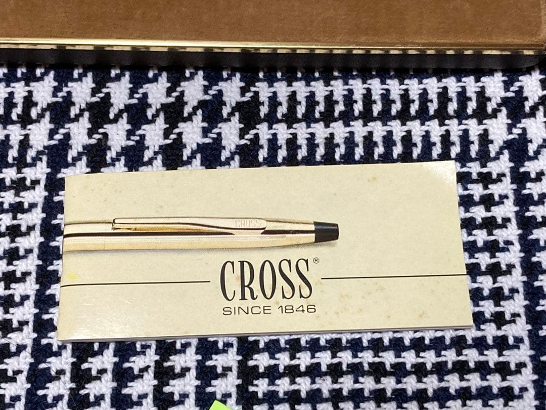 CROSS クロスボールペン14K 14金 ケース 英語説明書付き 旧ロゴ 希少