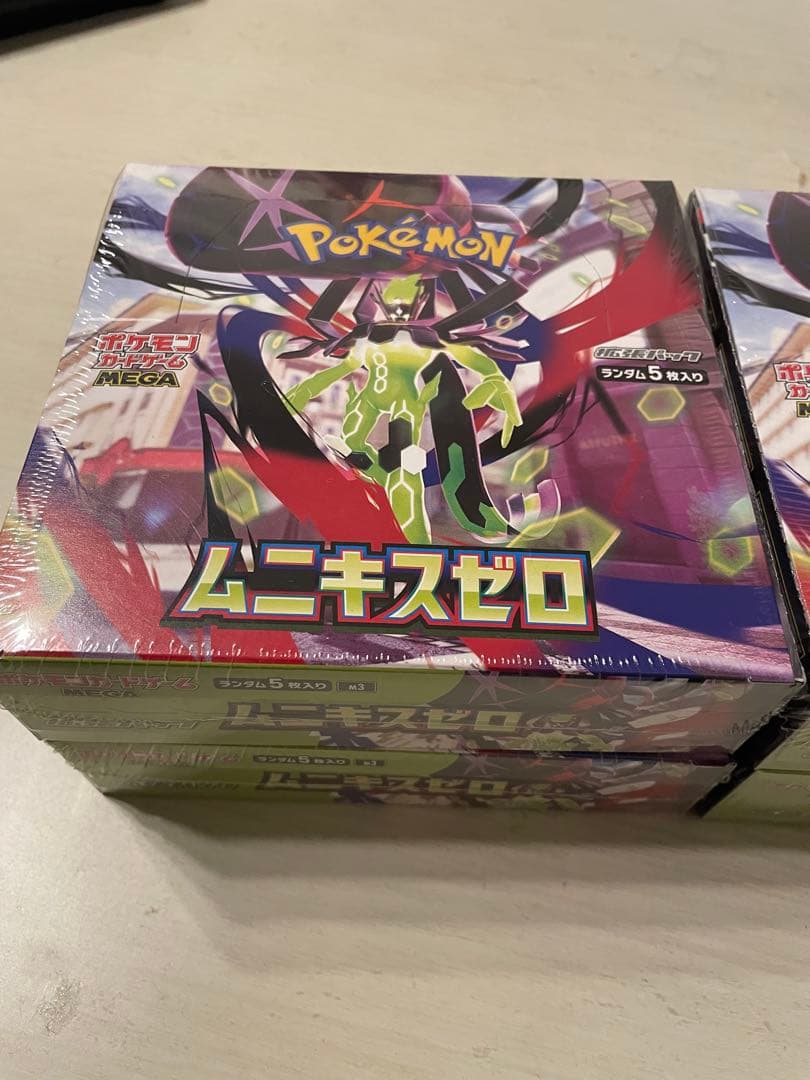 ポケモンカードゲーム ムニキスゼロ 新品未開封シュリンク付4BOX