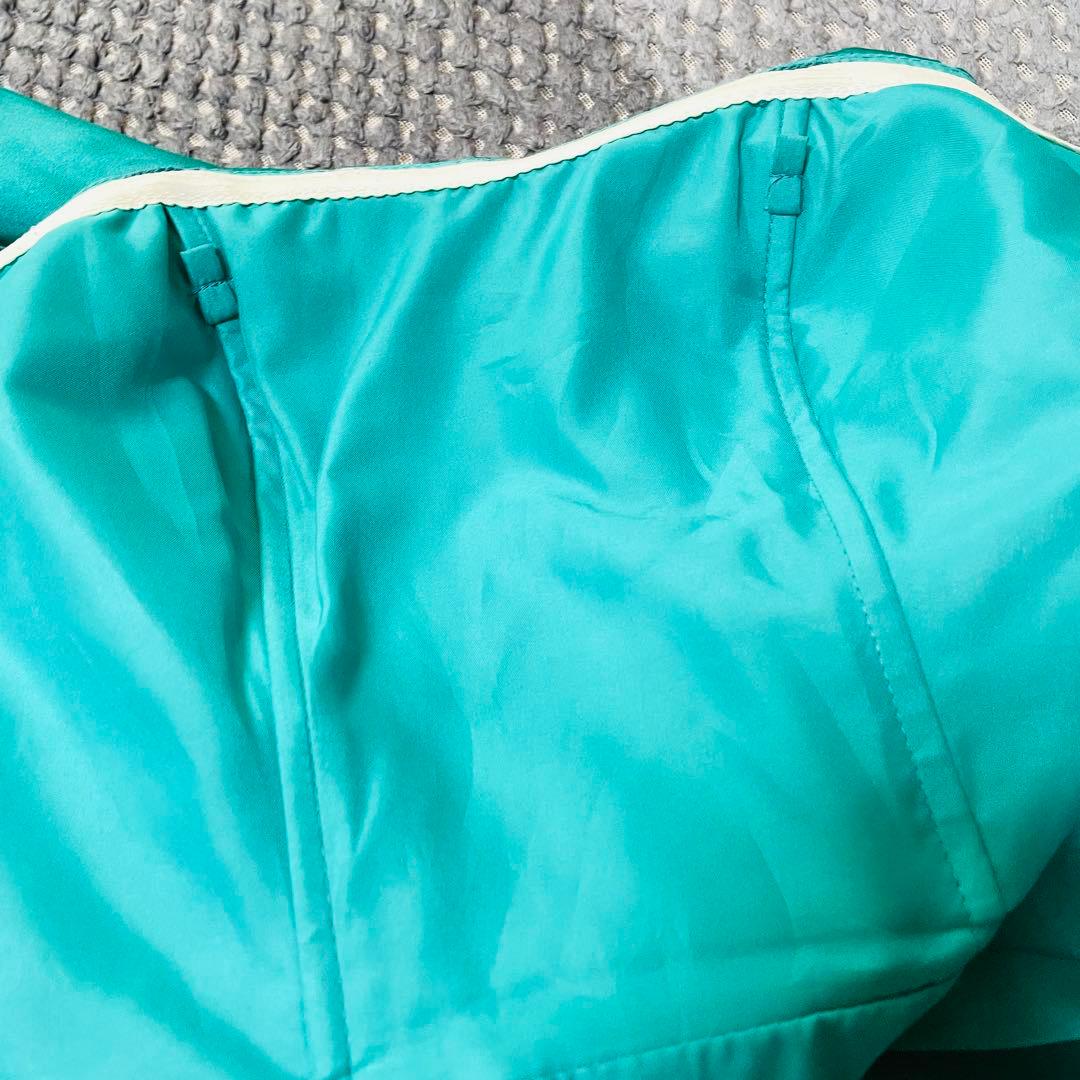 人気完売品✨ファインフェザーズ　ロングドレス　11号　演奏会　お花　グリーン