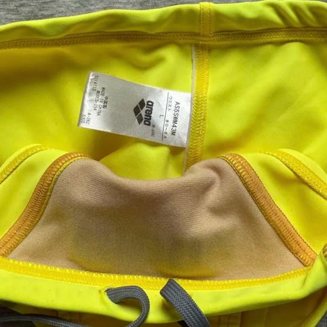 arena イエロー 競パン　L