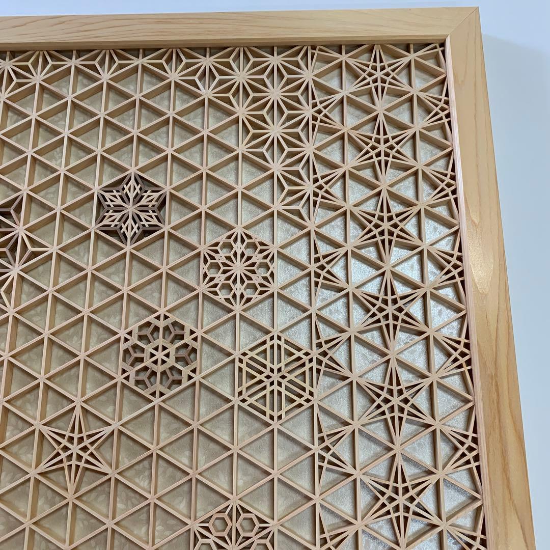 組子ウォールアート 大