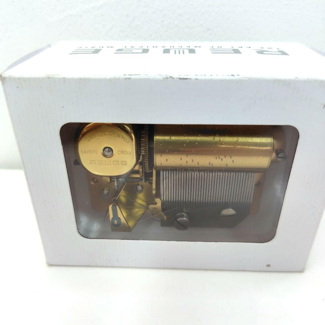 リュージュオルゴール　36弁　 クリスタルガラスボックス