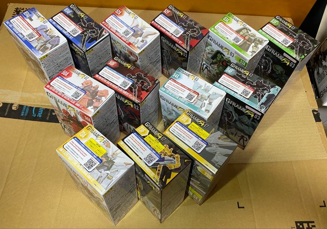 新品未開封　機動戦士ガンダム　GフレームFA 13個セット