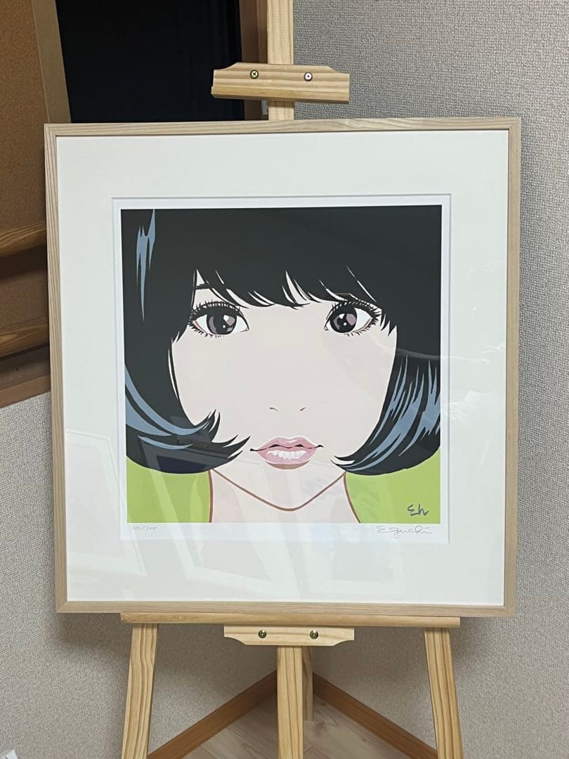 江口寿史版画 『彼女１（large ver.）second edition』