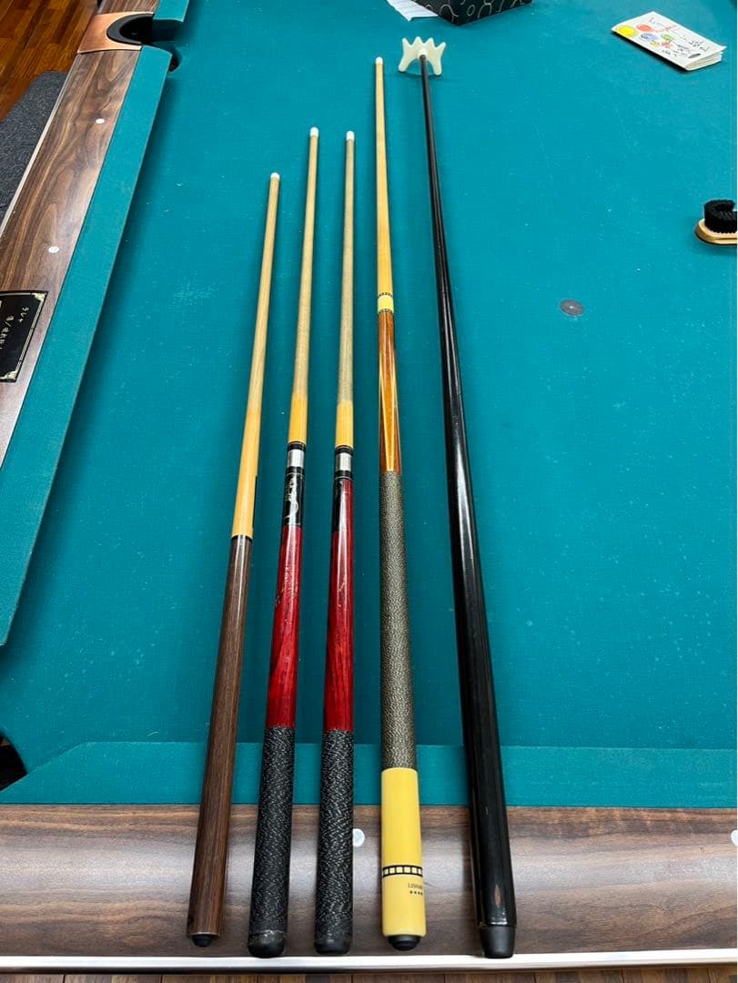 ビリヤード台　キュー　競技用