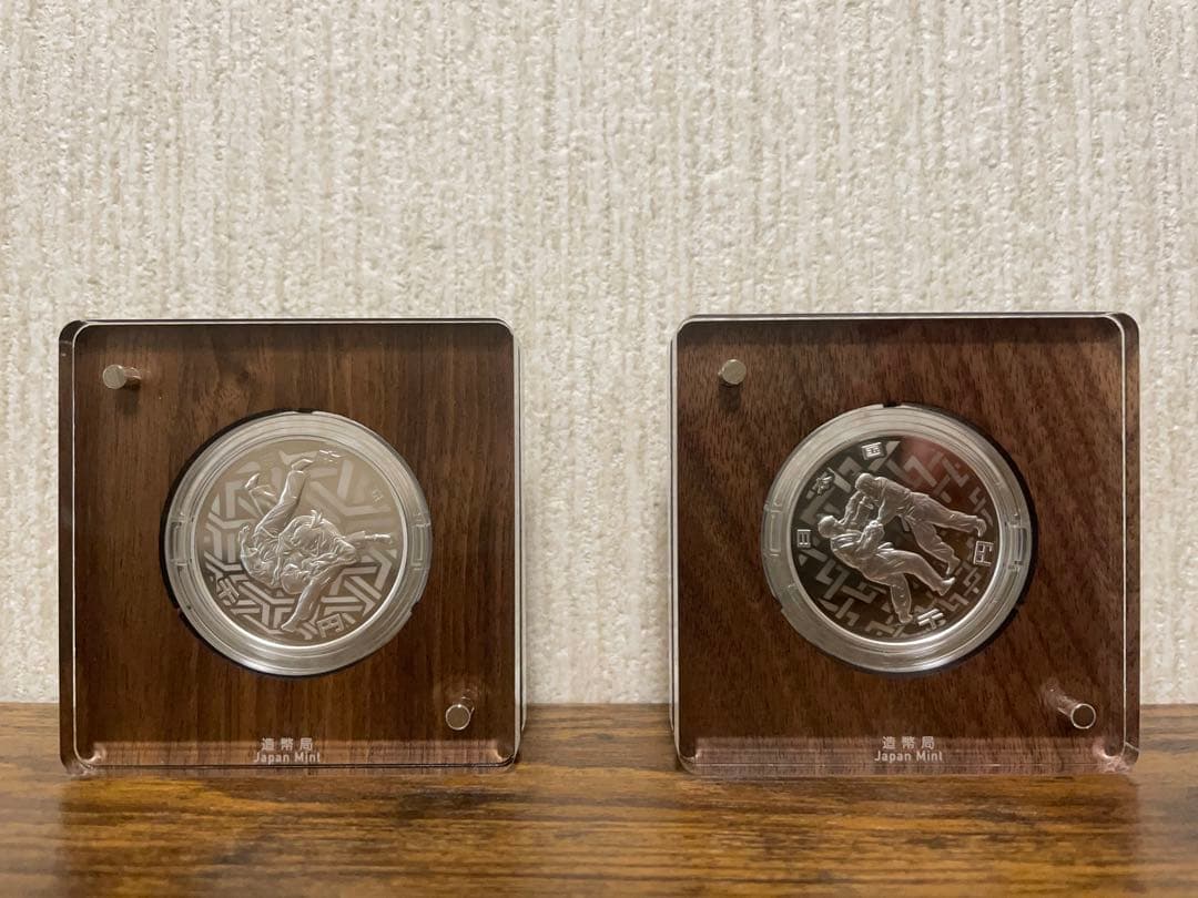 東京2020オリンピック・パラリンピック記念柔道銀貨セット