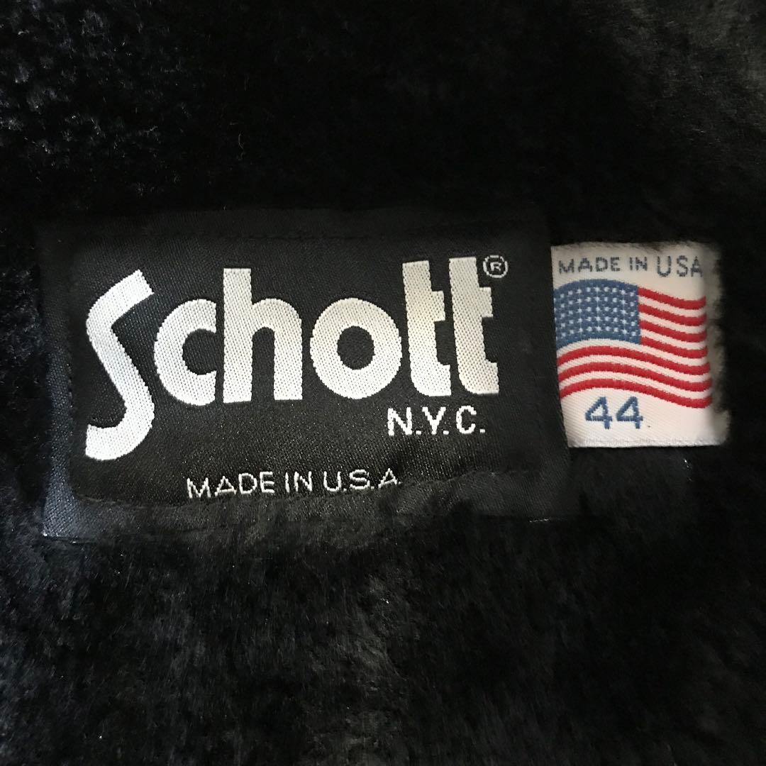 Schott 641 シングルライダース レザージャケット 44サイズ