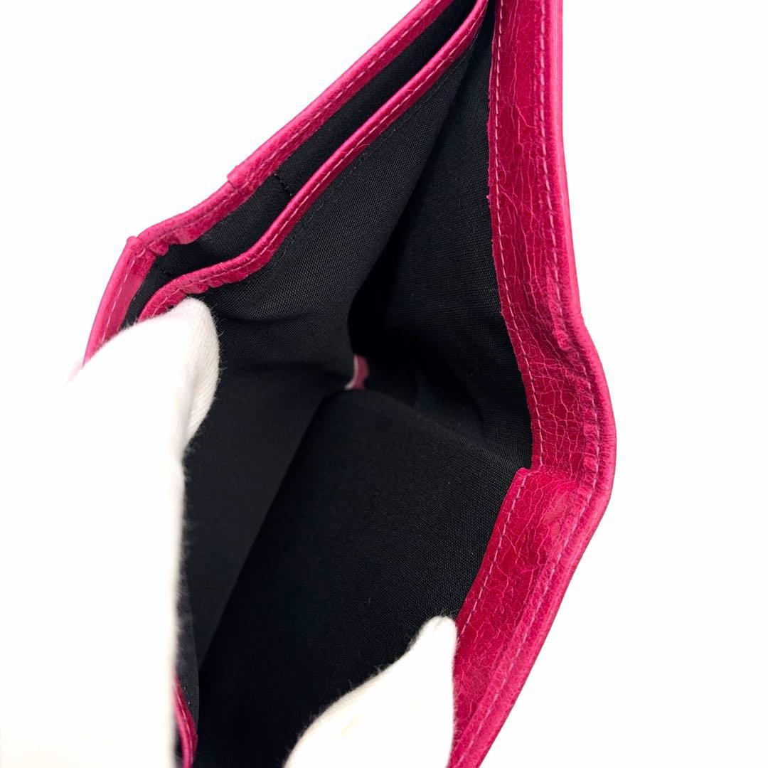 BALENCIAGA バレンシアガ シティ 三つ折り財布 コンパクト ピンク