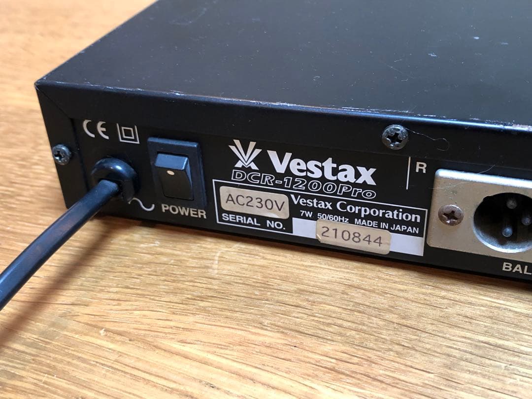 Vestax DCR-1200 Pro 4BANDアイソレーター