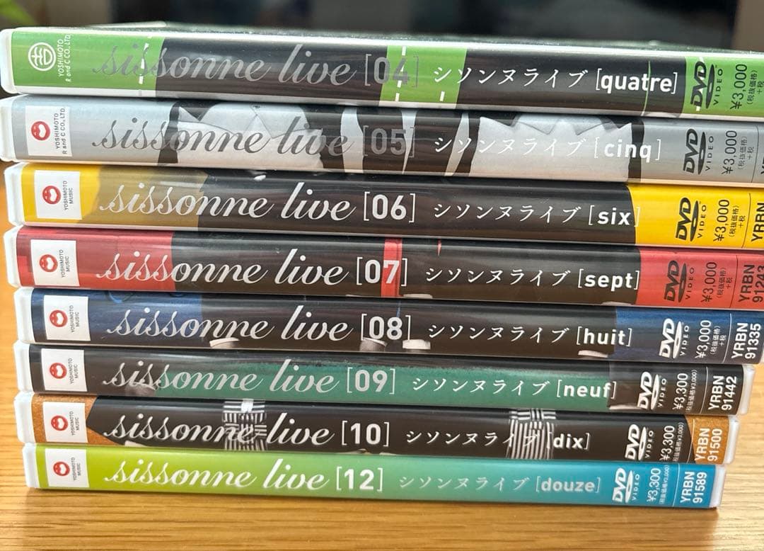 シソンヌライブDVD８枚+じろうエッセイ単行本