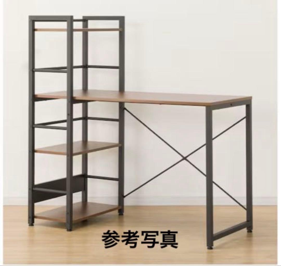 【送料無料】ニトリ　システムデスク (ZK002 110 MBR)＋デスクパネル