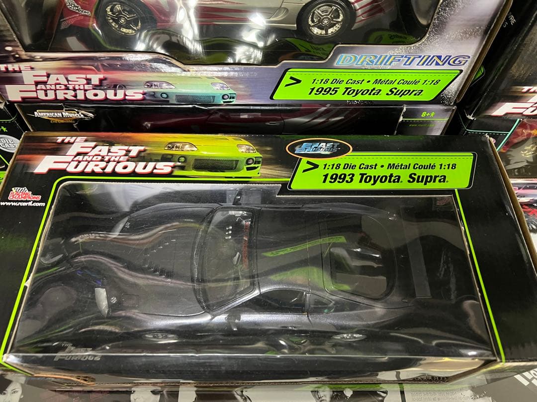 ミニカー FAST&FURIOUS 1993 Toyota Supra 1/18