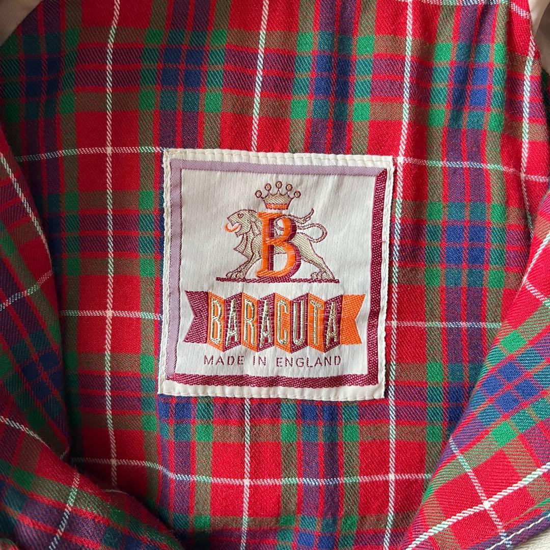 【ハリントンジャケット、人気カラー】バラクータ古着ジャケットイングランド製42.