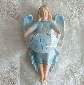 フランスアンティーク ベニチエ 天使の聖水盤