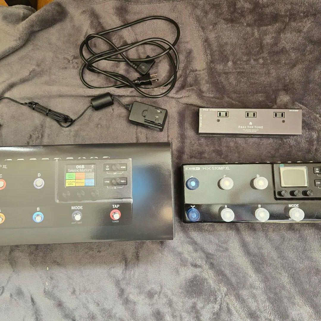 hxstomp xl、 freethetone pt-2、e.d.gearボード