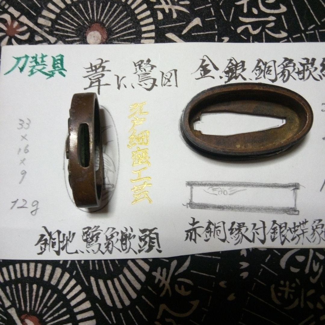 刀装具 金銀細工縁頭