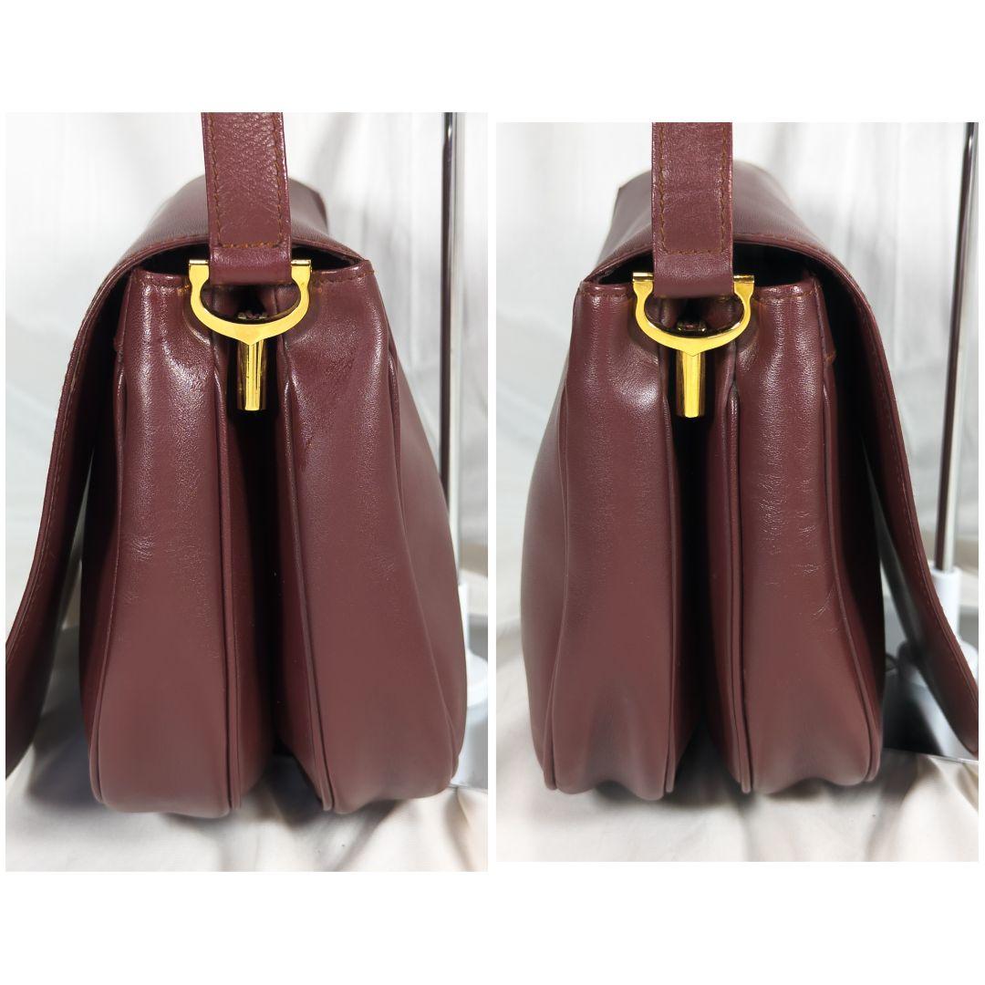 【美品】 カルティエ マストライン メッセンジャーバッグ ２層タイプ 保存袋付き