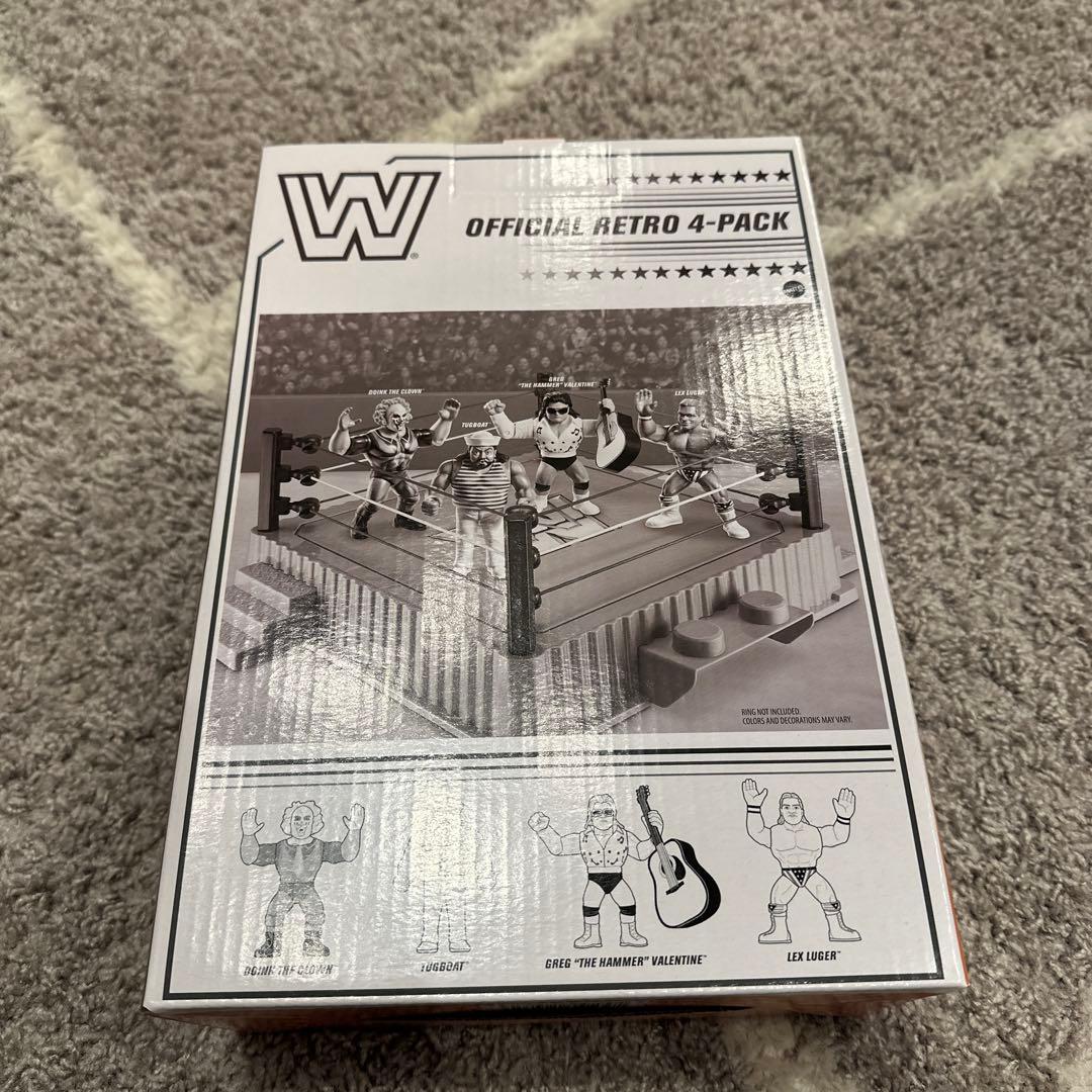 WWE MATTEL RETRO 4-Pack フィギュアセット